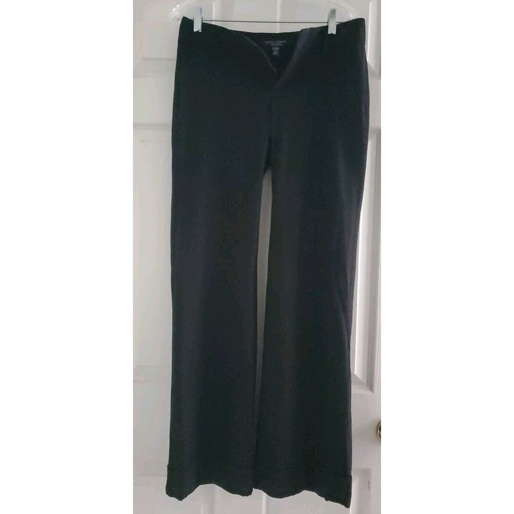 Banana Republic Martin-Fit Wool Pants Blend Trouser Cuffed Black Size 4